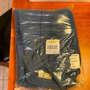 L.L. Bean Mallard Blue Fleece Shirt Medium